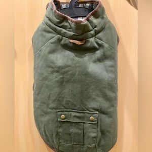 Winter dog jacket with flannel!